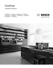 Bosch Benchmark NITP669SUC Notice De Montage