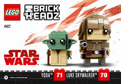 LEGO BRICK HEADZ LUKE SKYWALKER 70 Mode D'emploi
