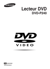 Samsung DVD-P240 Mode D'emploi