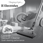 Electrolux Canister Mode D'emploi