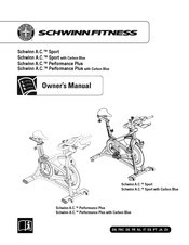 Schwinn Fitness Schwinn A.C. Sport Manuel Du Propriétaire