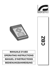 Videotec CBZ24 Manuel D'instructions