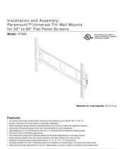 Paramount PT660 Installation Et Assemblage