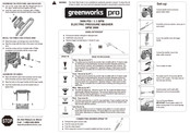 GreenWorks Pro GPW 3000 Guide Rapide