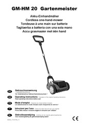 Gartenmeister GM-HM 20 Mode D'emploi