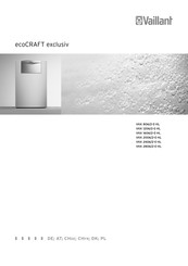 Vaillant ecoCRAFT exclusiv VKK 806/2-E-HL Mode D'emploi