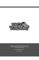 NOSTALGIA PRODUCTS TACO TUESDAY TTTS2RD Mode D'emploi