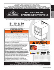 Napoleon S4 Instructions D'installation Et D'utilisation