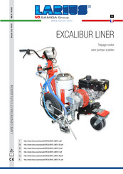 Larius EXCALIBUR LINER Livre D'entretien Et D'utilisation