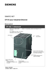 Siemens SIMATIC NET CP S7 Mode D'emploi