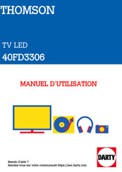 THOMSON 40FD3306 Manuel D'utilisation