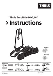 Thule EuroRide 940 Instructions