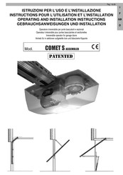 RIB COMET S Instructions Pour L'utilisation Et L'installation