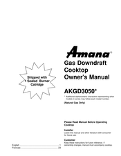 Amana AKGD3050 Serie Mode D'emploi