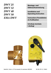 Dimplex DWV 32 Instructions D'installation Et D'utilisation
