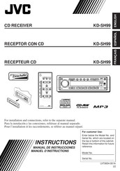 JVC KD-SH99 Manuel D'instructions