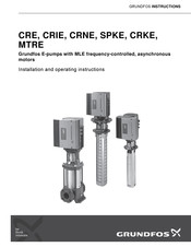 Grundfos CRKE Série Notice D'installation Et De Fonctionnement