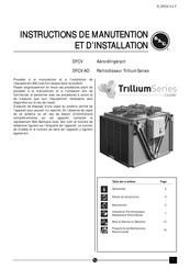 B.A.C. Trillium DFCV-AD Manuel D'installation Et De Manutention Original