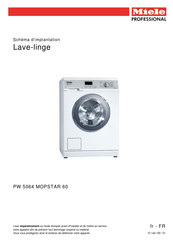 Miele professional PW 5064 MopStar 60 Consignes D'installation