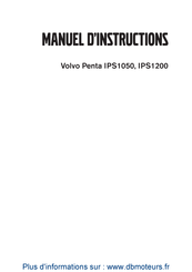 Volvo Penta IPS1200 Manuel D'instructions