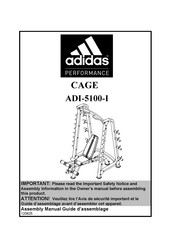 Adidas Performance CAGE ADI-5100-I Guide D'assemblage