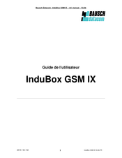 Bausch Datacom InduBox GSM IX Guide De L'utilisateur