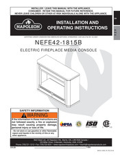 Napoleon ALANIS NEFE42-1815B Instructions D'installation Et D'opération