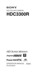 Sony HDC3300R Mode D'emploi