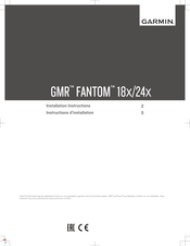 Garmin GMR FANTOM 24x Instructions D'installation