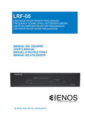 CESVA ENOS LRF-05 Manuel D'instructions