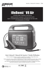 Wagan Tech iOnBoost V8 Air Guide D'utilisation