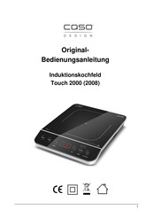 Caso Design Touch 2000 Mode D'emploi Original