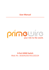 Primewire 301834 Manuel D'utilisation