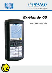 Ecom Instruments Ex-Handy 05 Instructions De Sécurité