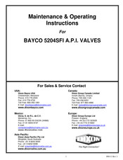 Dixon BAYCO 5204SFI Instructions D'entretien Et D'utilisation