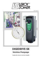 Leroy Somer DIGIDRIVE SK Guide De Mise En Service Rapide