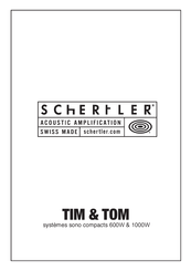 Schertler TIM & TOM Instructions De Sécurité
