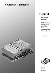 Festo VMPA-ASI-EPL 4E4A-Z Serie Mode D'emploi