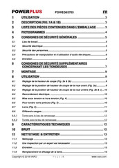 Powerplus POWEG63703 Mode D'emploi