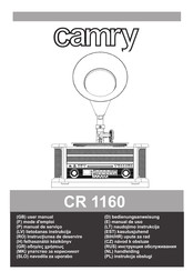 camry CR 1160 Mode D'emploi