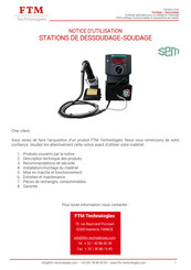 FTM Technologies 1011001028 Notice D'utilisation