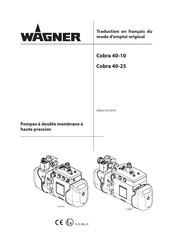 WAGNER Cobra 40-25 Traduction En Français Du Mode D'emploi Original