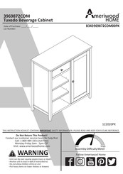 Ameriwood HOME Tuxedo B343969872COM00PK Instructions De Montage