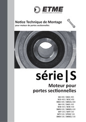 ETME SE3I 430 Notice Technique De Montage
