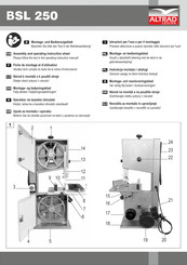 Altrad Lescha BSL 250 Fiche De Montage Et D'utilisation