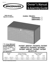 Spacemaker DBBWESEU Manuel Du Propriétaire Et Guide D'assemblage