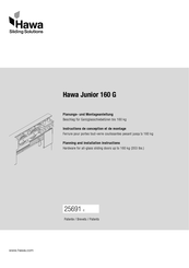 hawa Junior 160 G Instructions De Conception Et De Montage