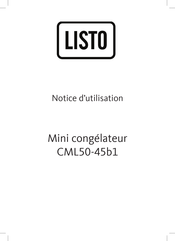 Listo CML50-45b1 Notice D'utilisation