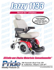 Pride Mobility Products Jazzy 1133 Manuel De L'utilisateur