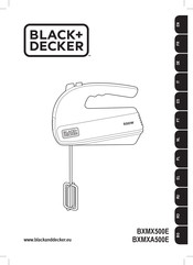 Black & Decker BXMX500E Mode D'emploi